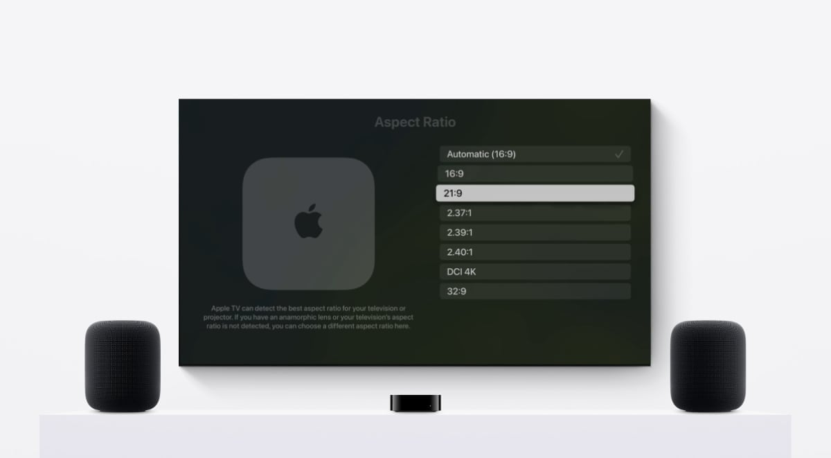 影音 | Apple TV 4K 将支持 21:9、2.39:1、32:9 及更多显示器宽高比-PCX 梦旅人